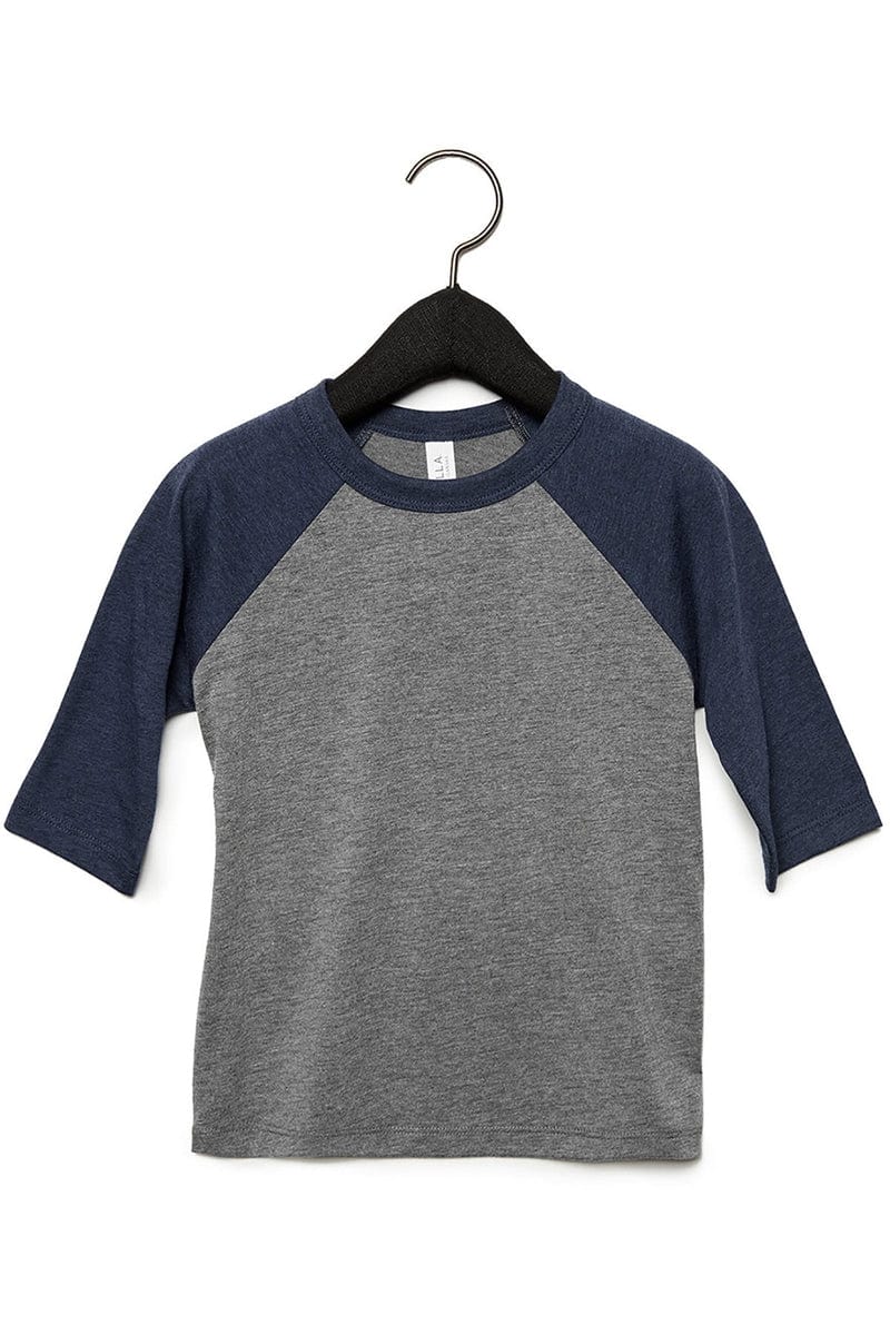 Bella+Canvas 3200T Toddler 3/4-Sleeve Baseball T-Shirt - Image 37