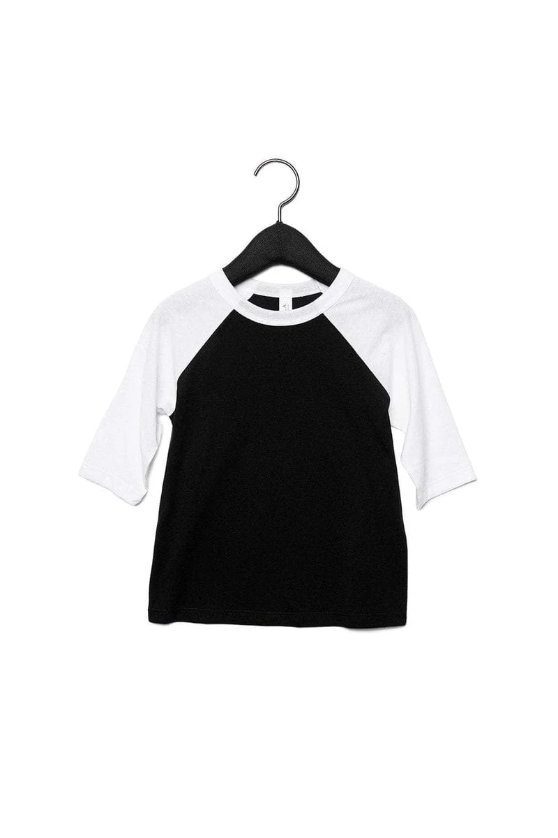 Bella+Canvas 3200T Toddler 3/4-Sleeve Baseball T-Shirt - Image 4