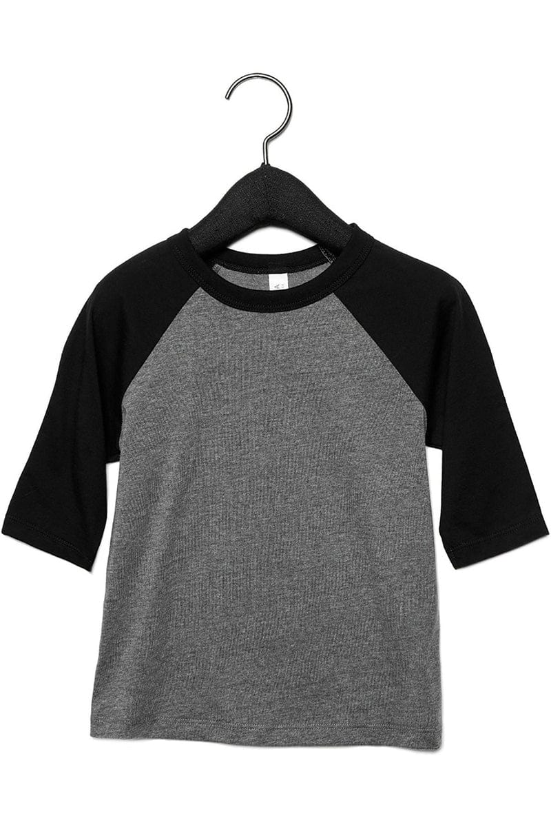 Bella+Canvas 3200T Toddler 3/4-Sleeve Baseball T-Shirt - Image 44