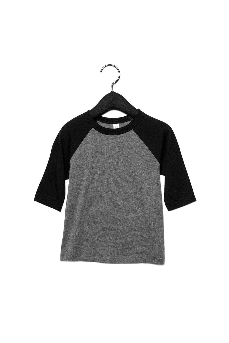 Bella+Canvas 3200T Toddler 3/4-Sleeve Baseball T-Shirt - Image 5