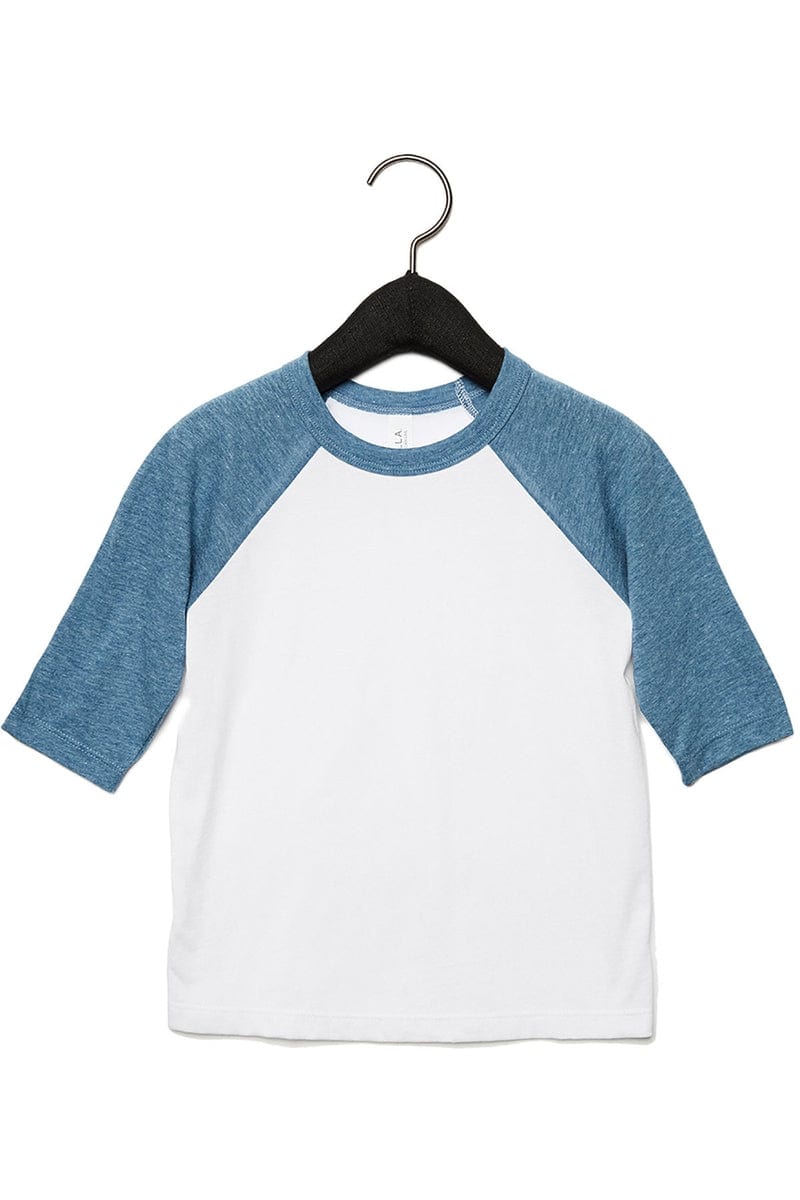 Bella+Canvas 3200T Toddler 3/4-Sleeve Baseball T-Shirt - Image 56