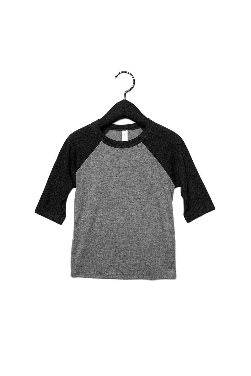 Bella+Canvas 3200T Toddler 3/4-Sleeve Baseball T-Shirt - Image 6