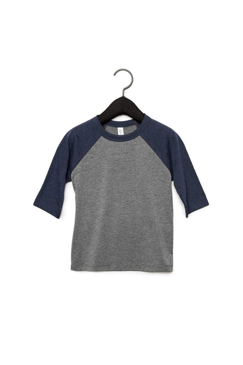 Bella+Canvas 3200T Toddler 3/4-Sleeve Baseball T-Shirt - Image 7