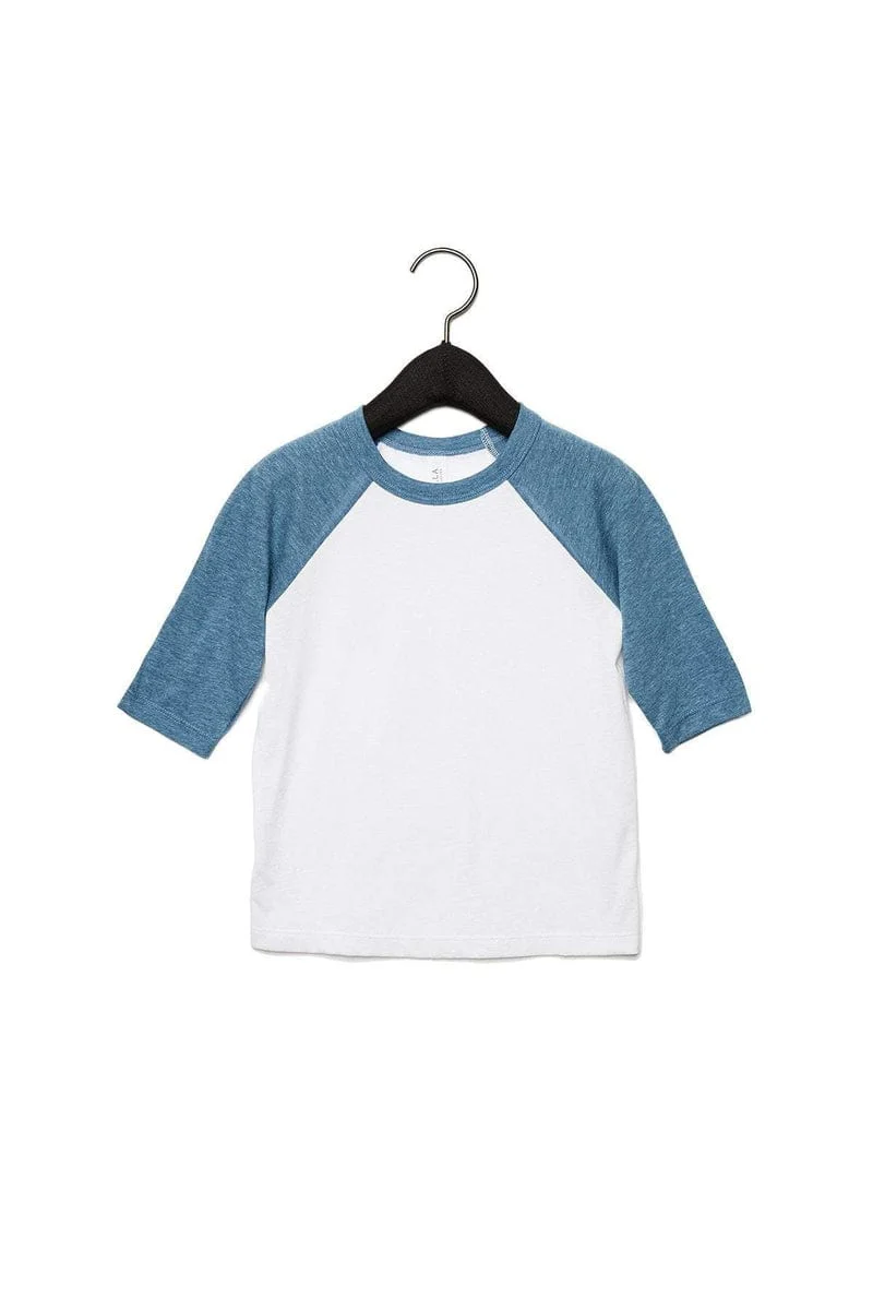 Bella+Canvas 3200T Toddler 3/4-Sleeve Baseball T-Shirt - Image 9
