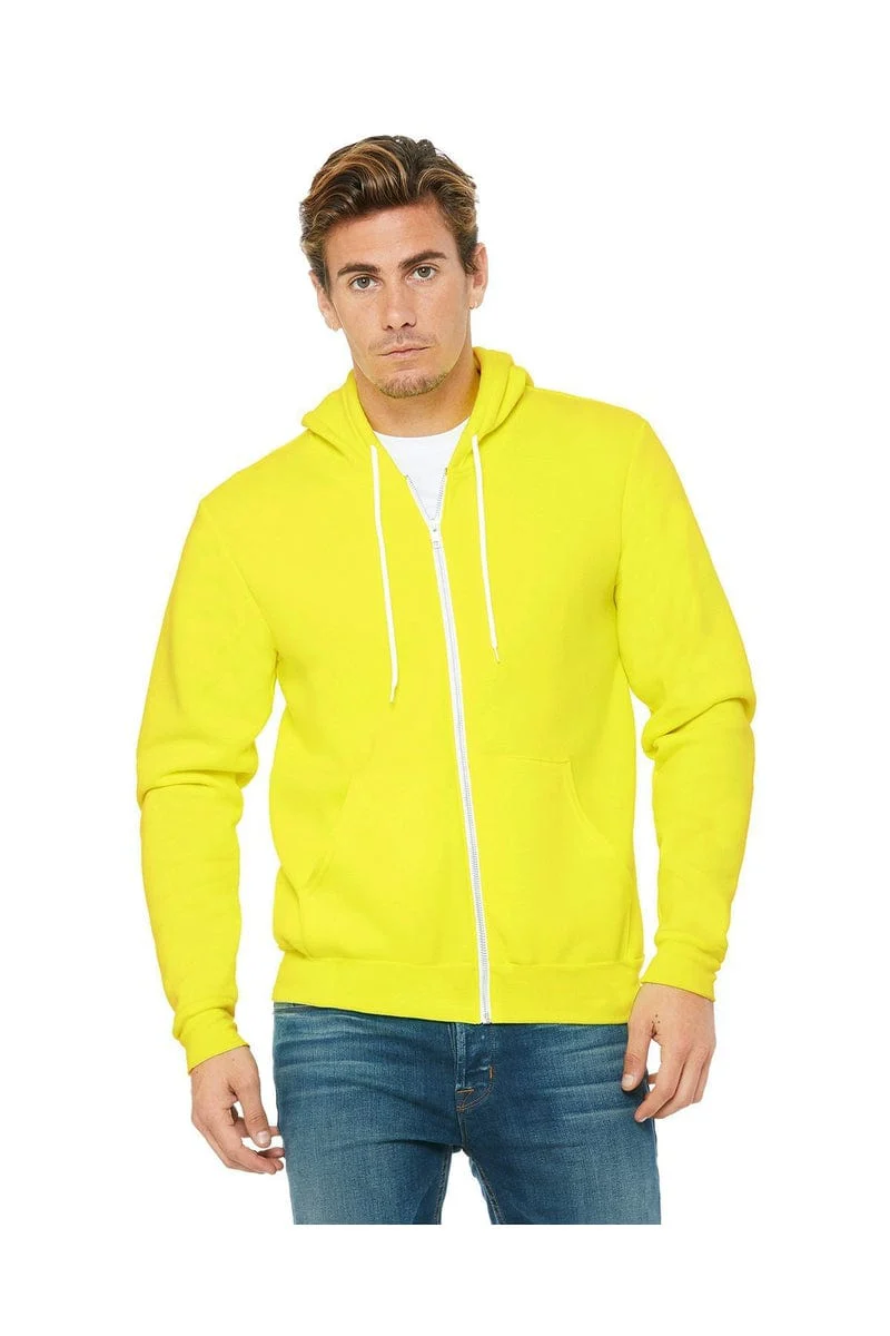 Bella+Canvas 3739 Unisex Poly-Cotton Fleece Full-Zip Hoodies - Image 11