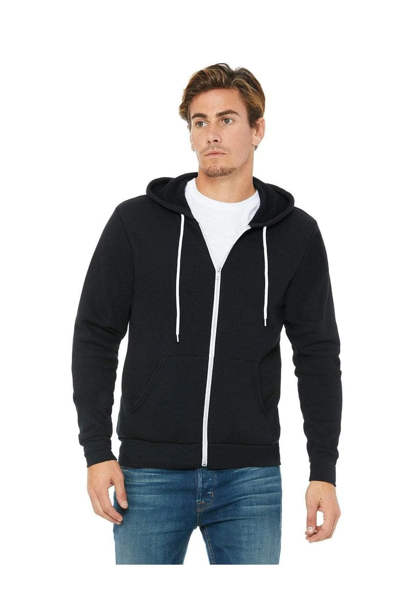 Bella+Canvas 3739 Unisex Poly-Cotton Fleece Full-Zip Hoodies - Image 17