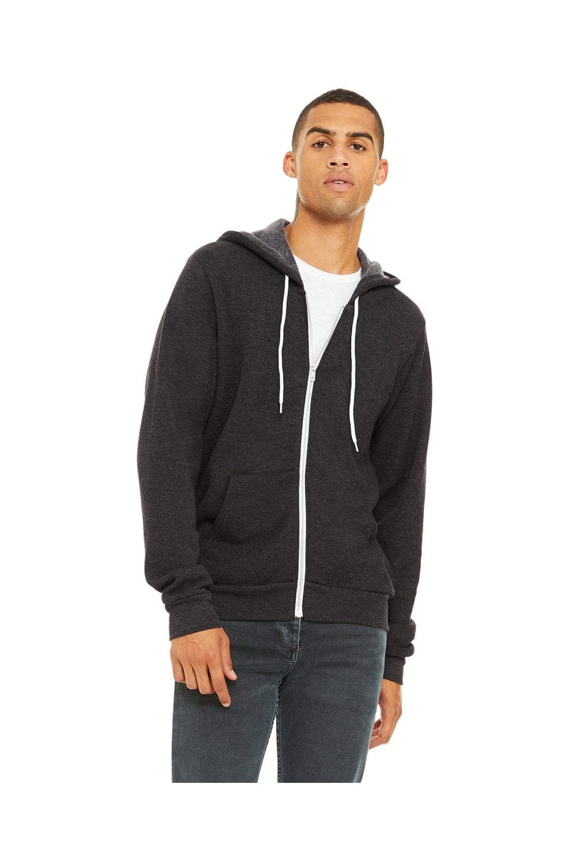 Bella+Canvas 3739 Unisex Poly-Cotton Fleece Full-Zip Hoodies - Image 24