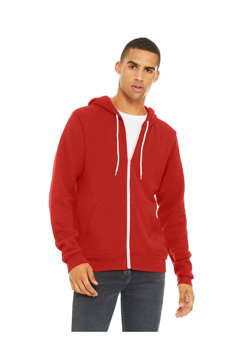 Bella+Canvas 3739 Unisex Poly-Cotton Fleece Full-Zip Hoodies - Image 63