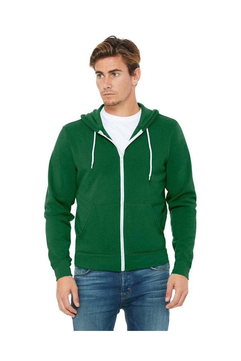 Bella+Canvas 3739 Unisex Poly-Cotton Fleece Full-Zip Hoodies - Image 7