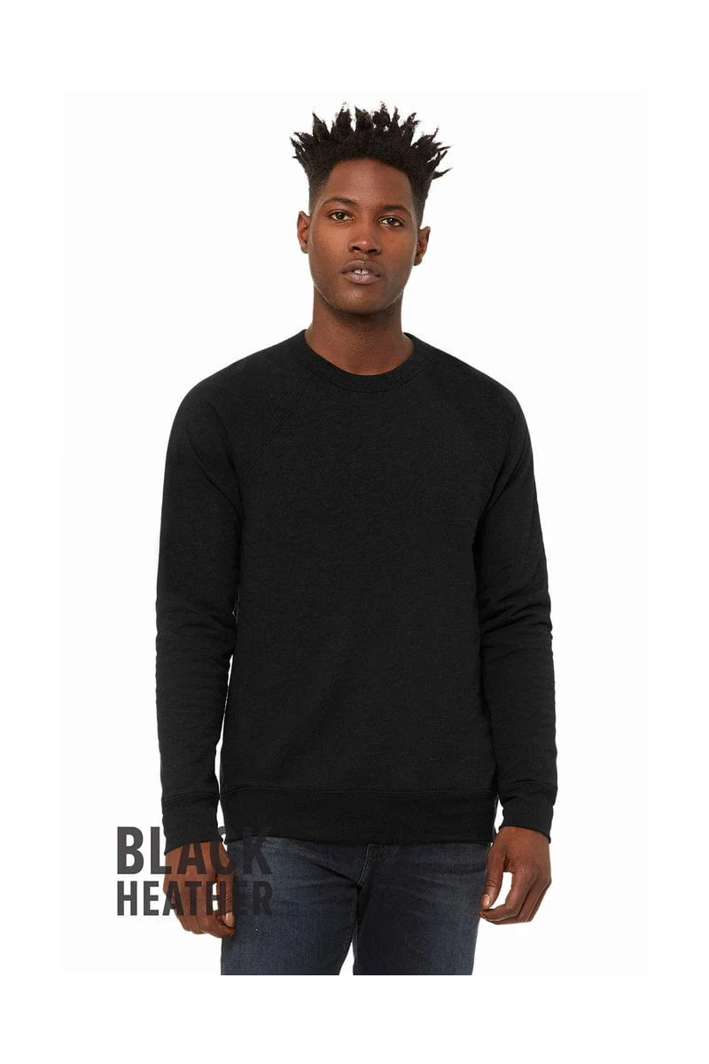 Bella+Canvas 3901 Unisex Sponge Fleece Crewneck Sweatshirt - Image 45