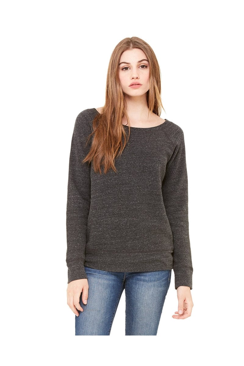 Bella+Canvas 7501 Ladies' Sponge Fleece Wide Neck Sweatshirt - Image 20