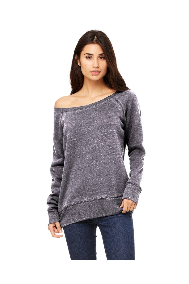 Bella+Canvas 7501 Ladies' Sponge Fleece Wide Neck Sweatshirt - Image 8