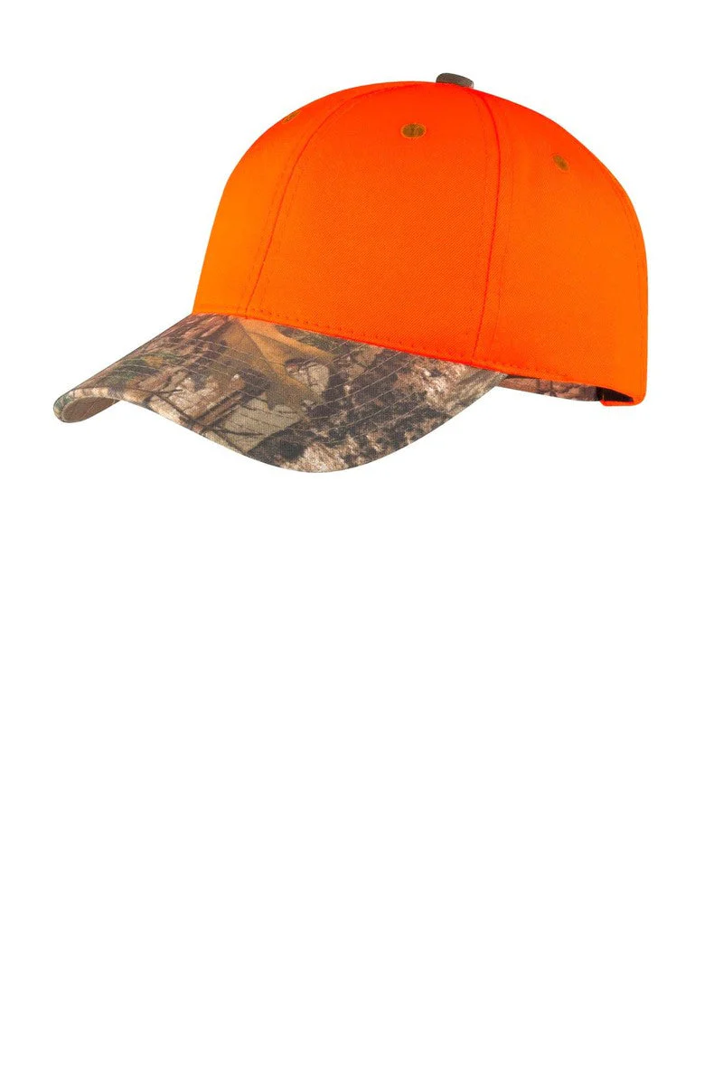 Port Authority Enhanced Visibility Cap with Camo Brim. C804 - Image 12