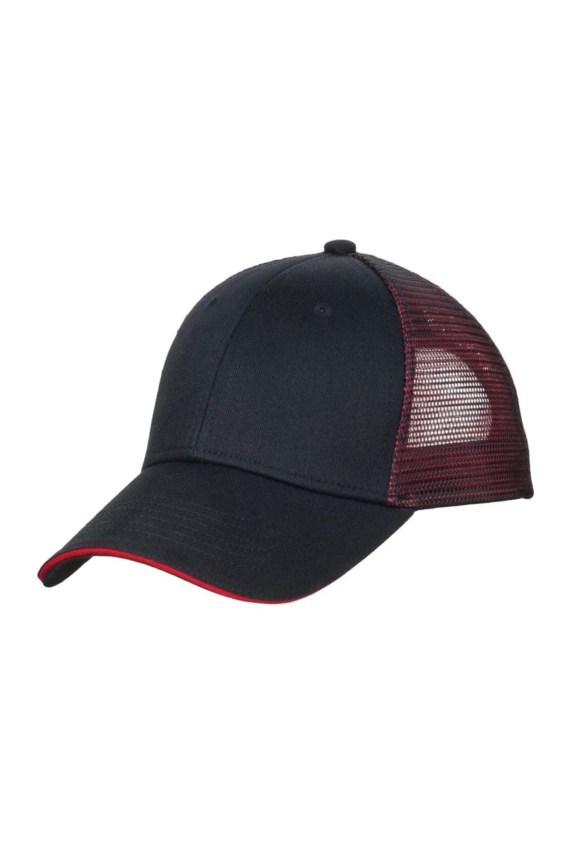 Port Authority Double Mesh Snapback Sandwich Bill Cap. C818 - Image 21