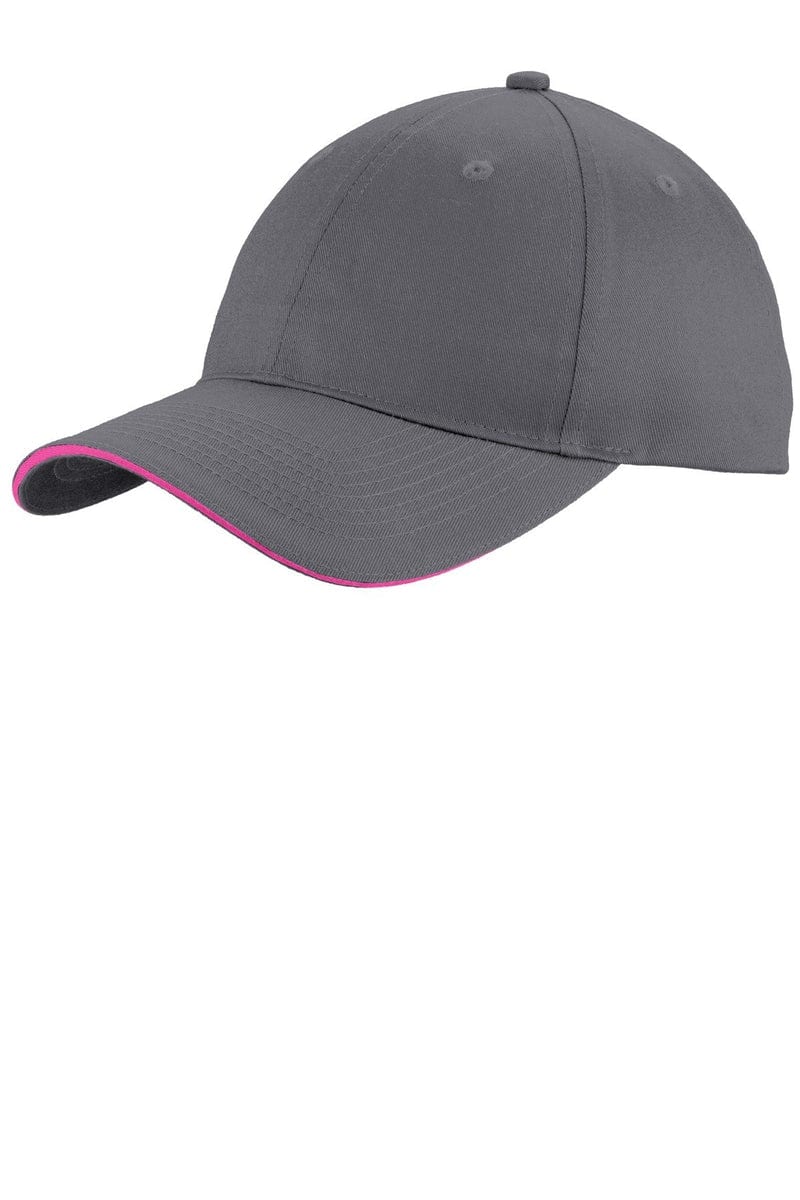 Port & Company Unstructured Sandwich Bill Cap. C919 - Image 11