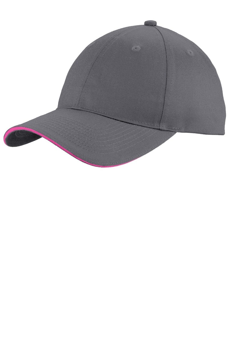 Port & Company Unstructured Sandwich Bill Cap. C919 - Image 19