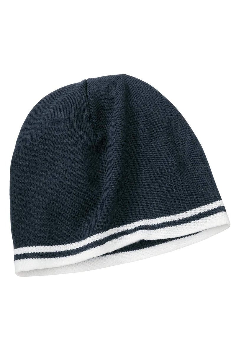 Port & Company - Fine Knit Skull Cap with Stripes. CP93 - Image 3