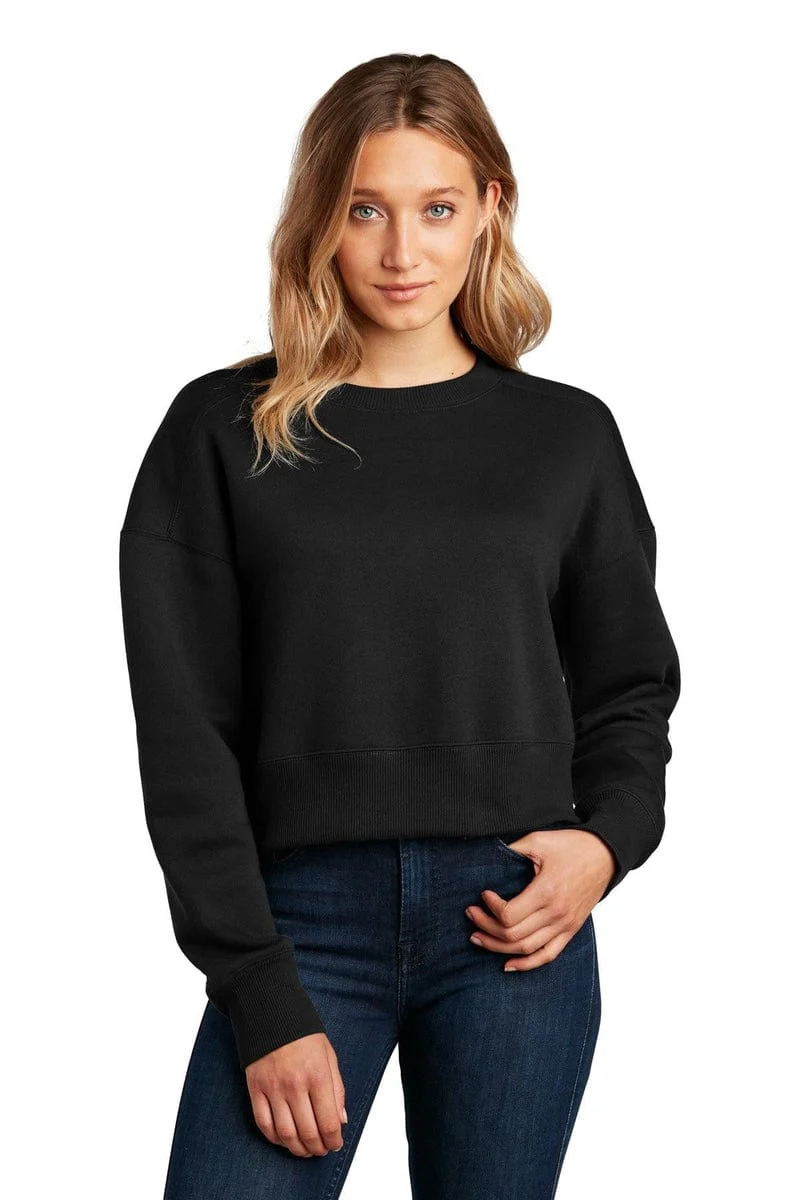 District DT1105 Women's Perfect Weight Fleece Cropped Crew - Image 4