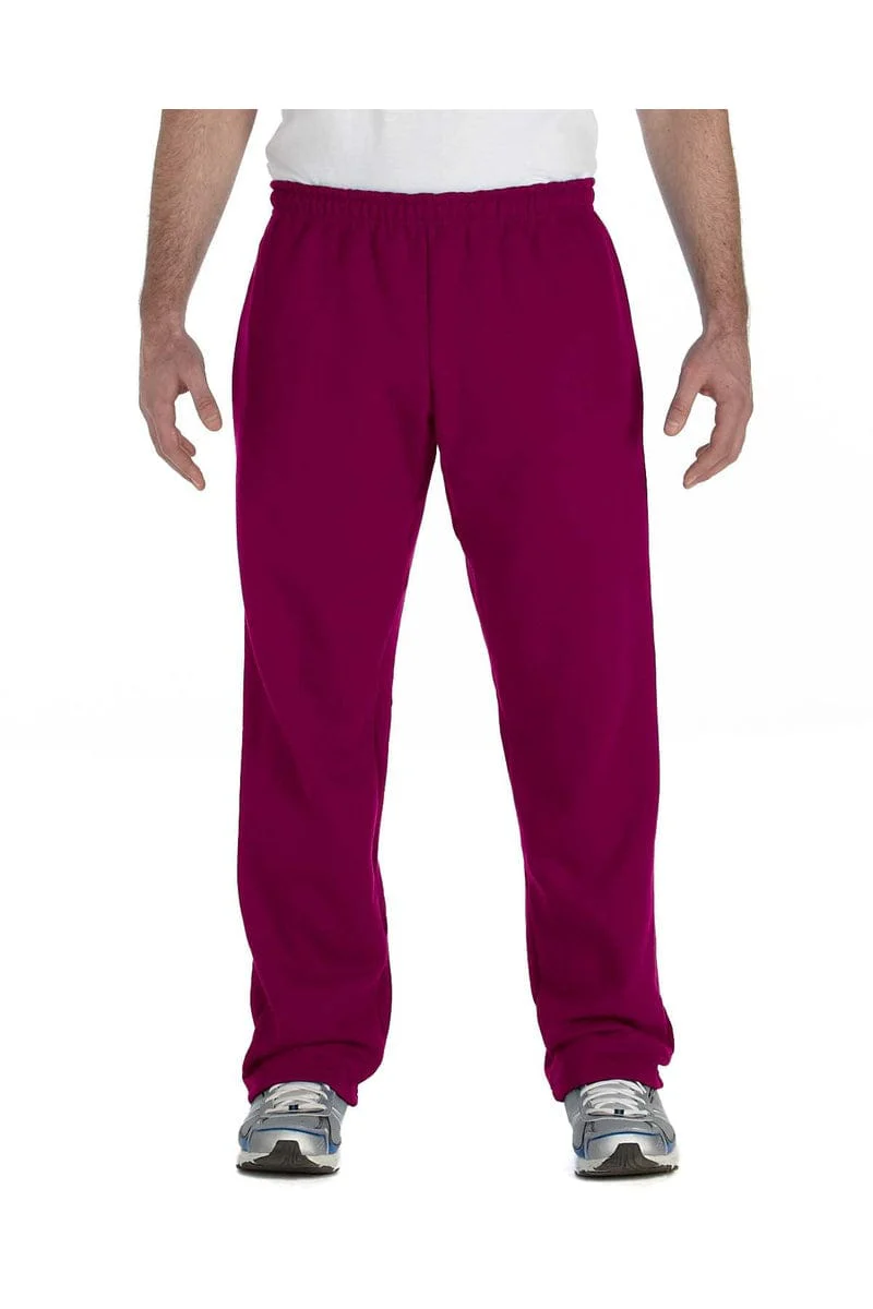 Gildan G184 Adult Unisex Heavy Blend Adult 8 oz., 50/50 Open-Bottom Sweatpants - Image 13