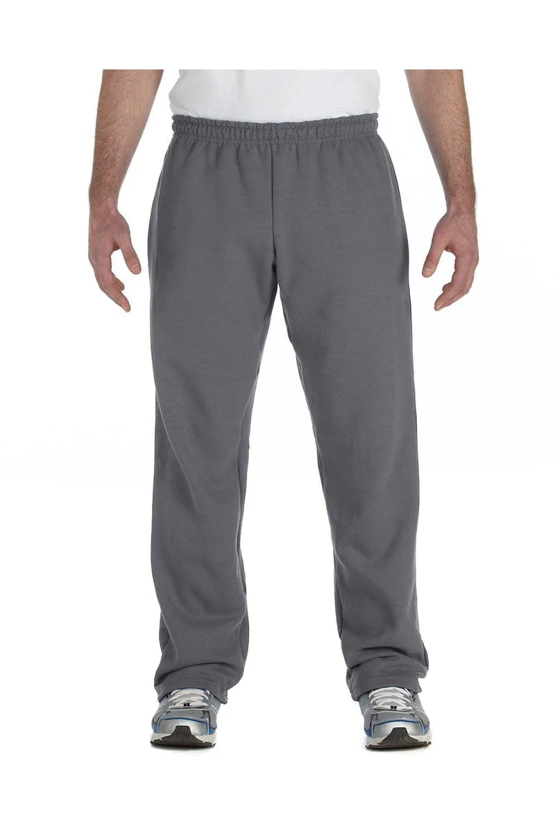 Gildan G184 Adult Unisex Heavy Blend Adult 8 oz., 50/50 Open-Bottom Sweatpants - Image 6