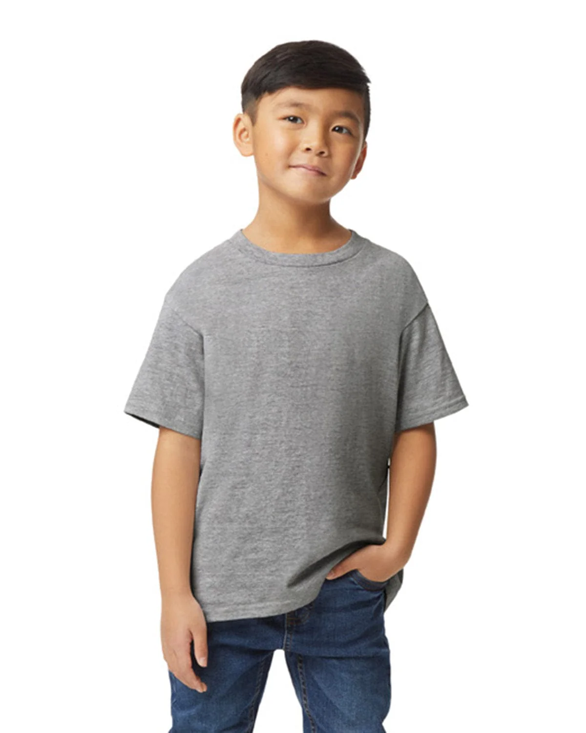 Gildan G650B Youth Softstyle Midweight T-Shirt - Image 18