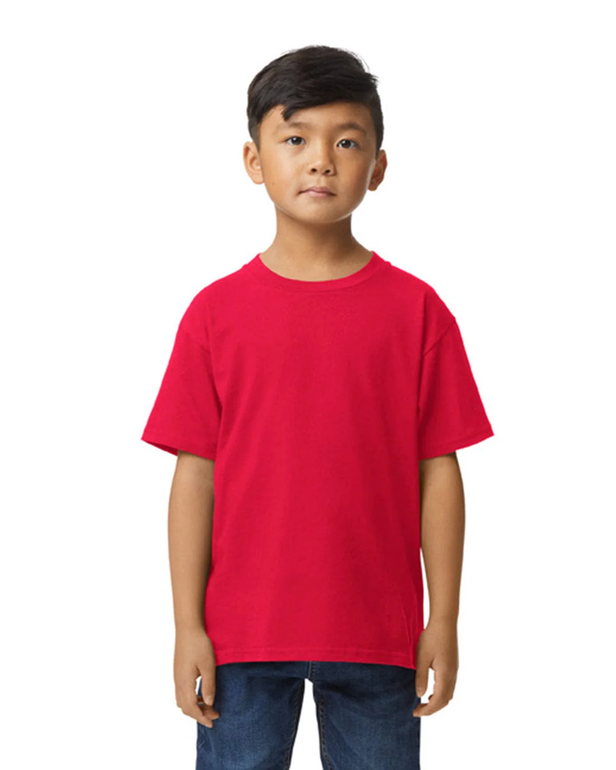 Gildan G650B Youth Softstyle Midweight T-Shirt - Image 4