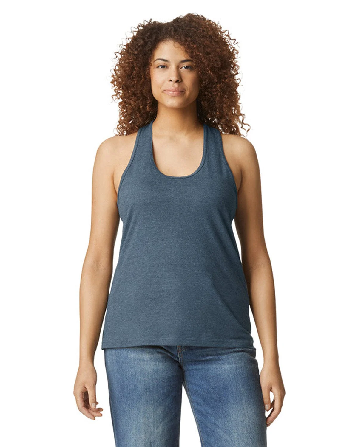 Gildan G672L Ladies' Softstyle CVC Racerback Tank - Image 3