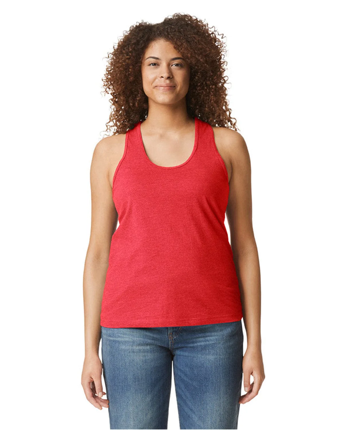 Gildan G672L Ladies' Softstyle CVC Racerback Tank - Image 4