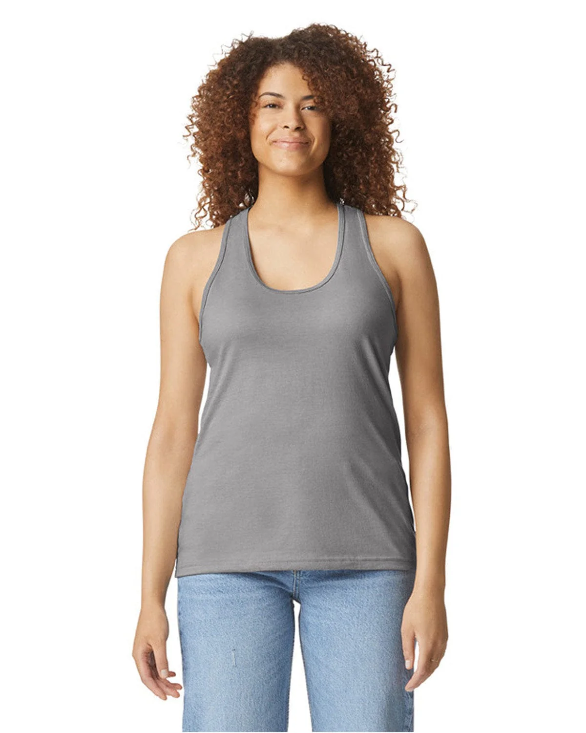 Gildan G672L Ladies' Softstyle CVC Racerback Tank - Image 5