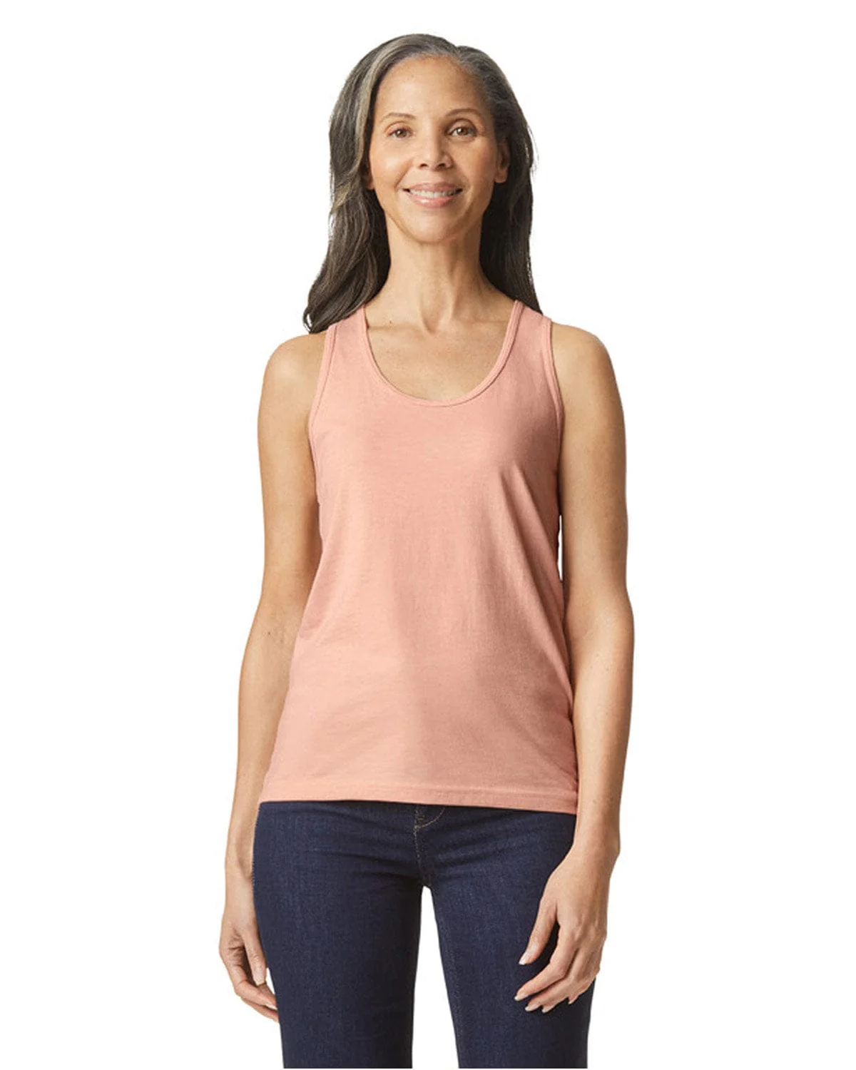 Gildan G672L Ladies' Softstyle CVC Racerback Tank - Image 7