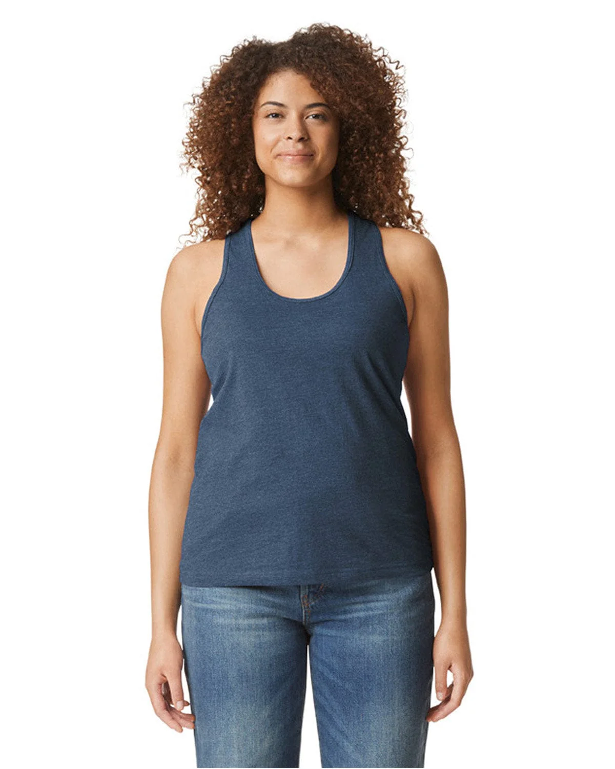 Gildan G672L Ladies' Softstyle CVC Racerback Tank - Image 9