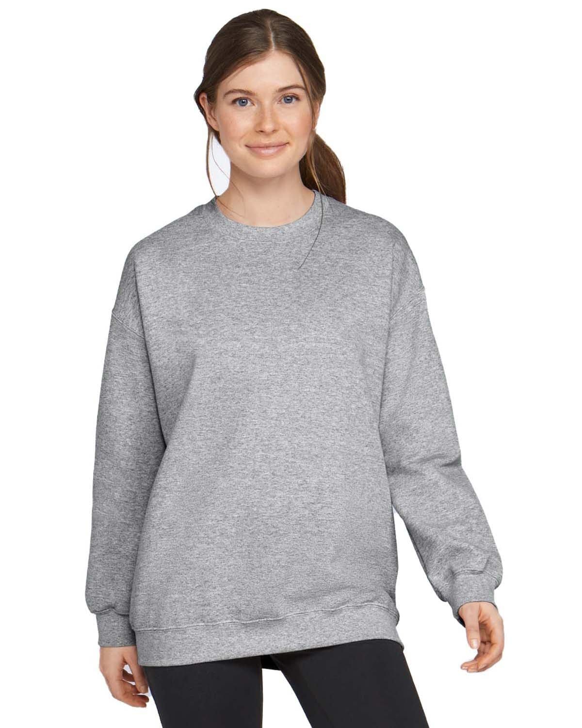 Gildan SF000 Adult Softstyle Fleece Crew Sweatshirt - Image 16
