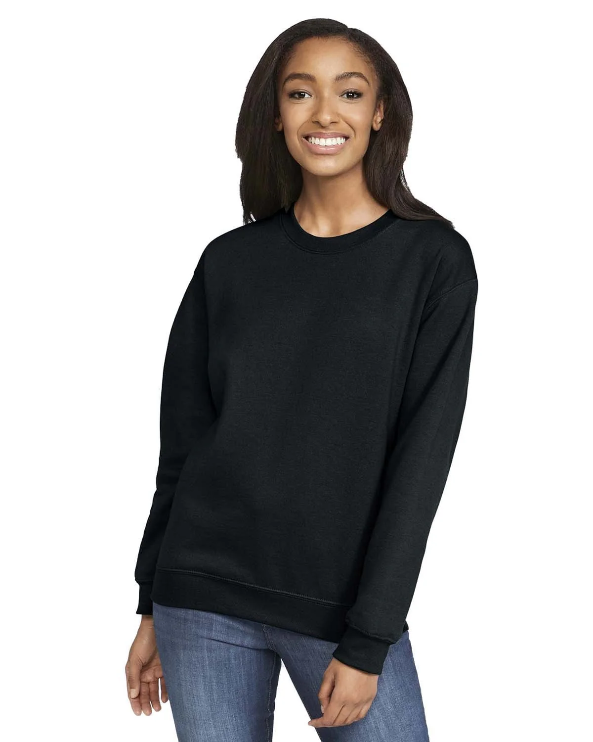 Gildan SF000 Adult Softstyle Fleece Crew Sweatshirt - Image 18