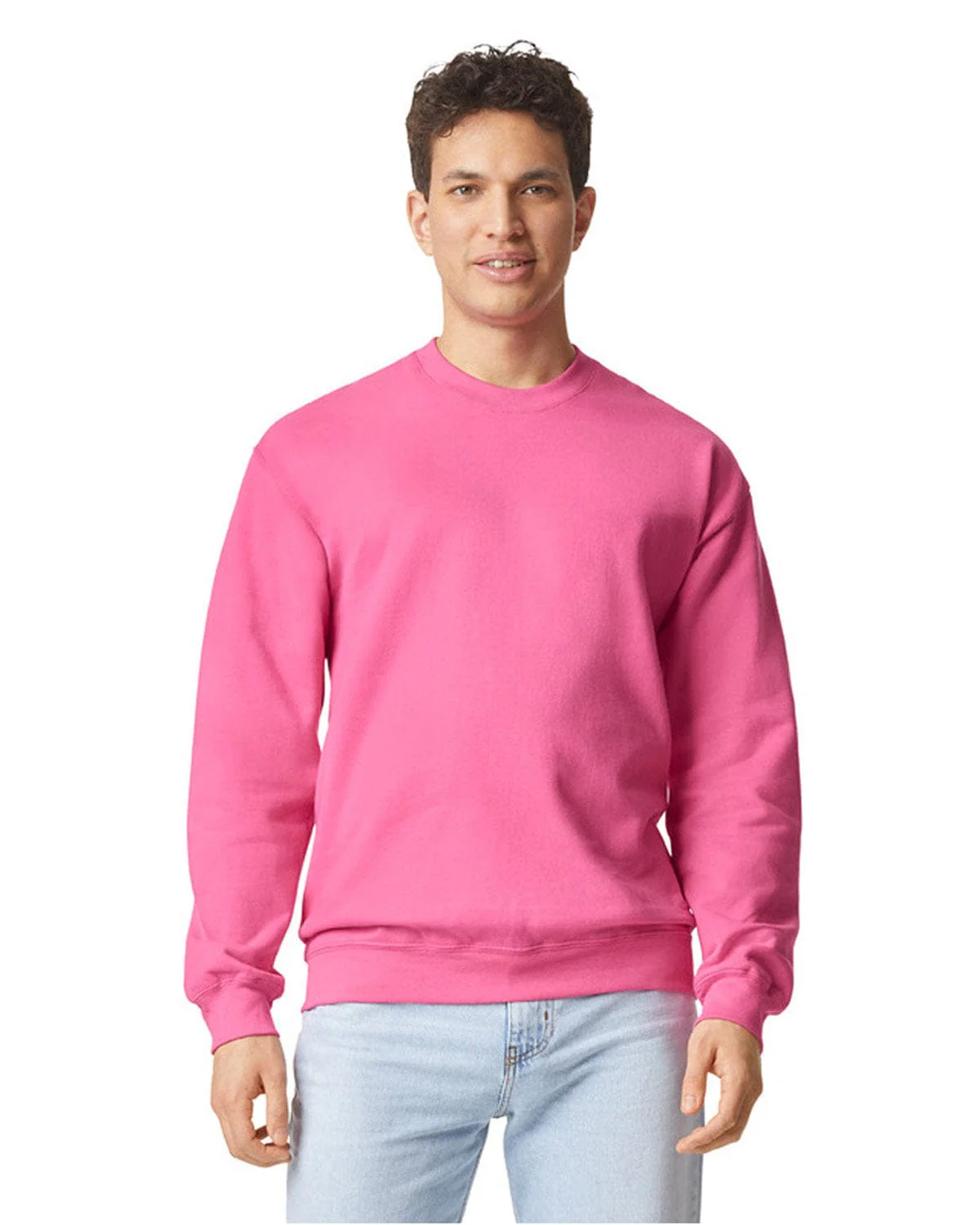 Gildan SF000 Adult Softstyle Fleece Crew Sweatshirt - Image 26
