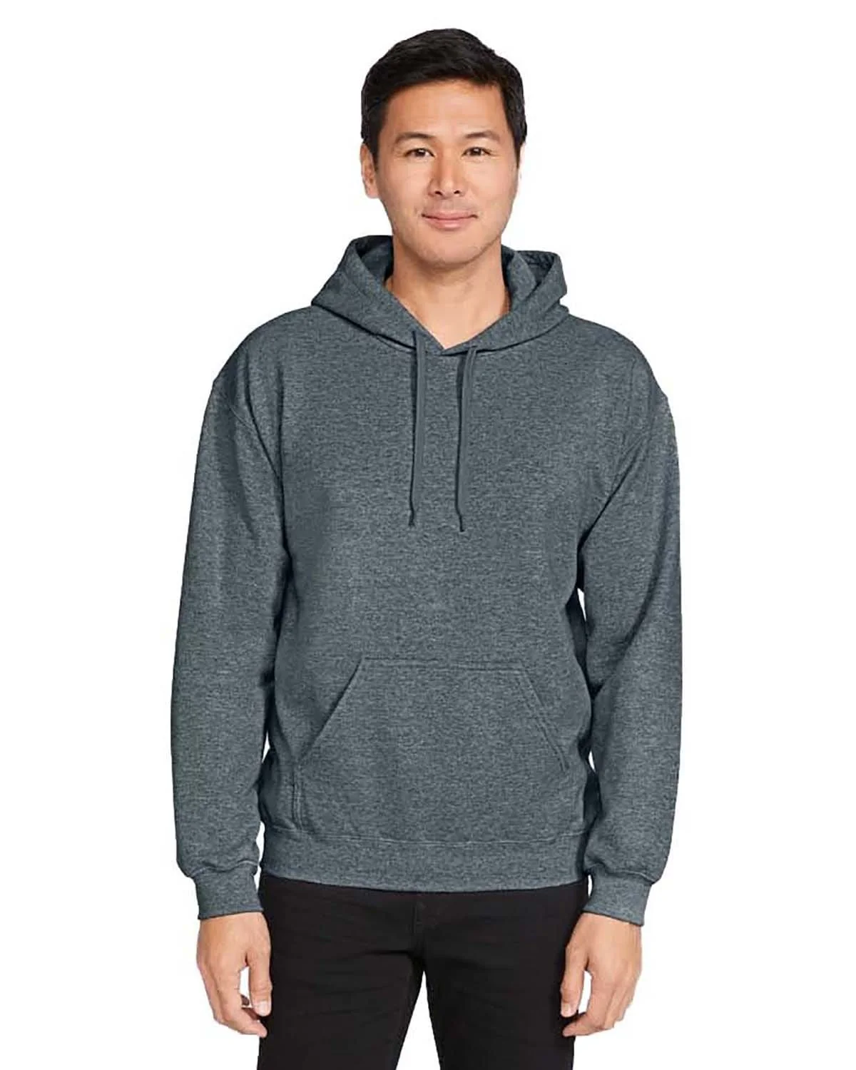 Gildan SF500 Adult Softstyle Fleece Pullover Hooded Sweatshirt, Basic Colors - Image 15