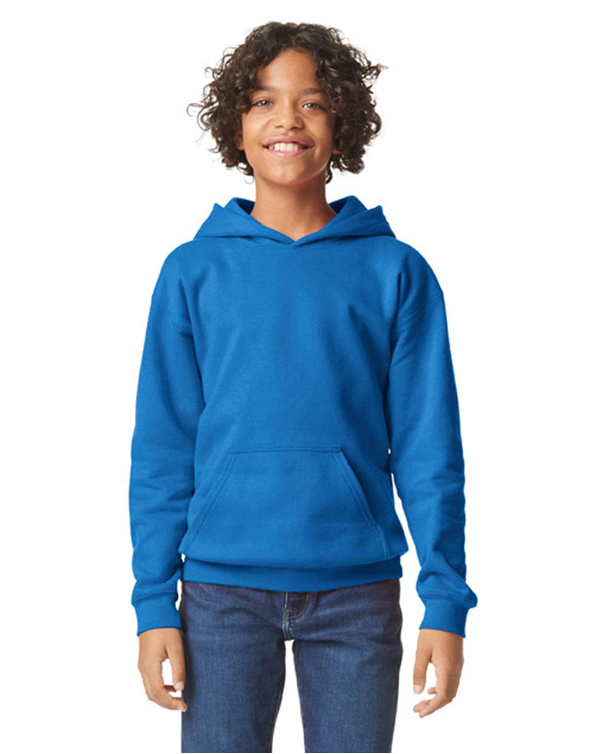 Gildan SF500B Youth Softstyle Midweight Fleece Hooded Sweatshirt - Image 16