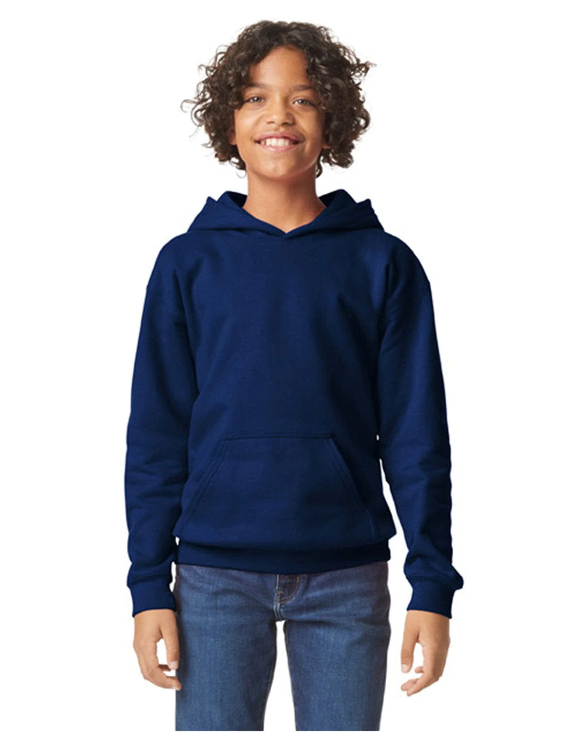 Gildan SF500B Youth Softstyle Midweight Fleece Hooded Sweatshirt - Image 17