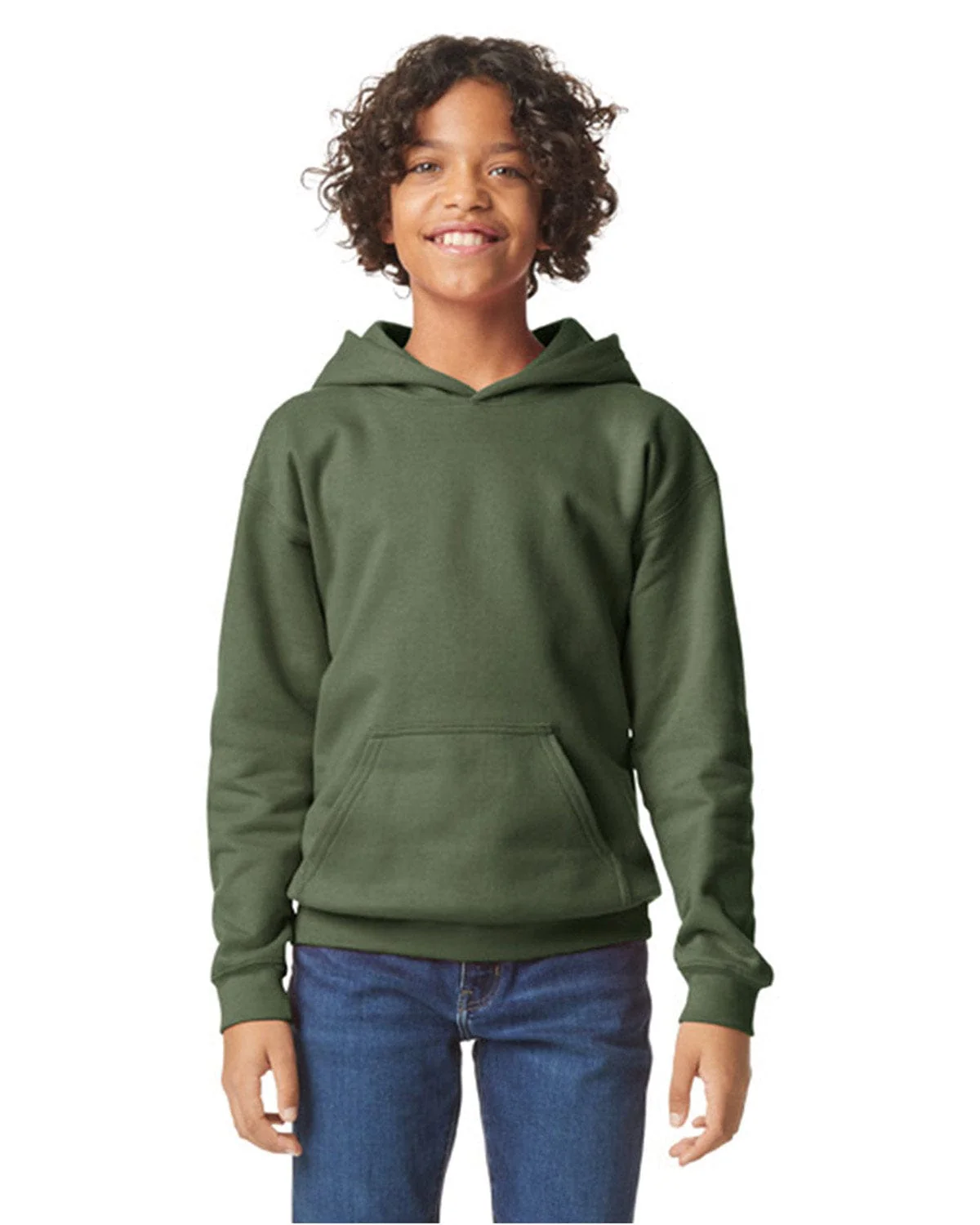 Gildan SF500B Youth Softstyle Midweight Fleece Hooded Sweatshirt - Image 21
