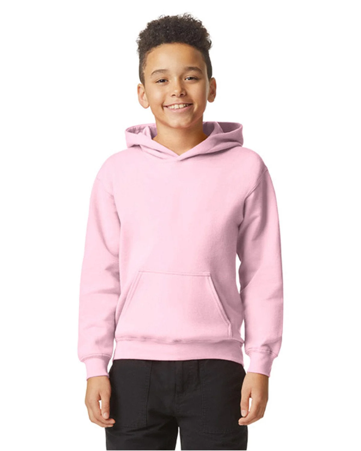 Gildan SF500B Youth Softstyle Midweight Fleece Hooded Sweatshirt - Image 25