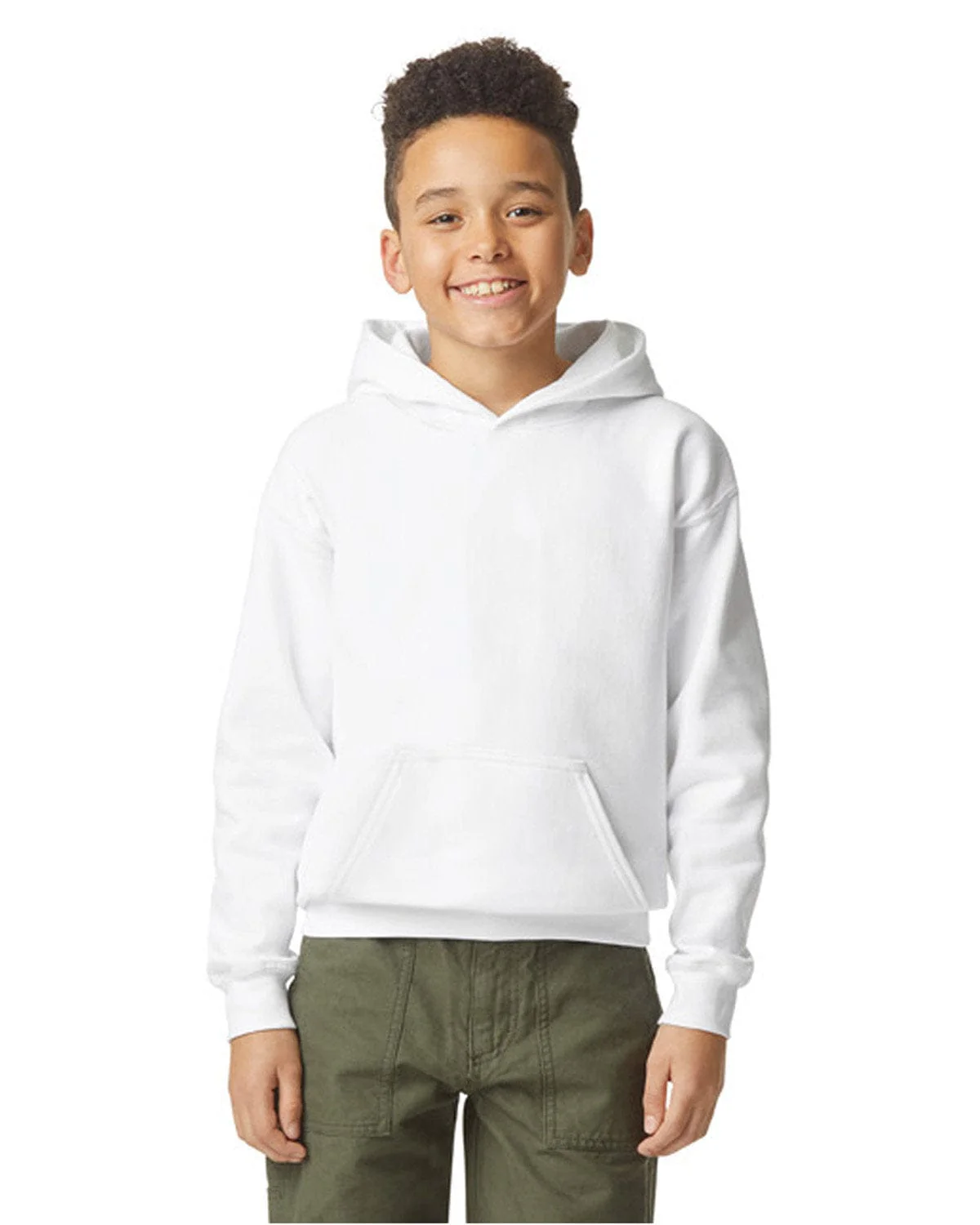 Gildan SF500B Youth Softstyle Midweight Fleece Hooded Sweatshirt - Image 27
