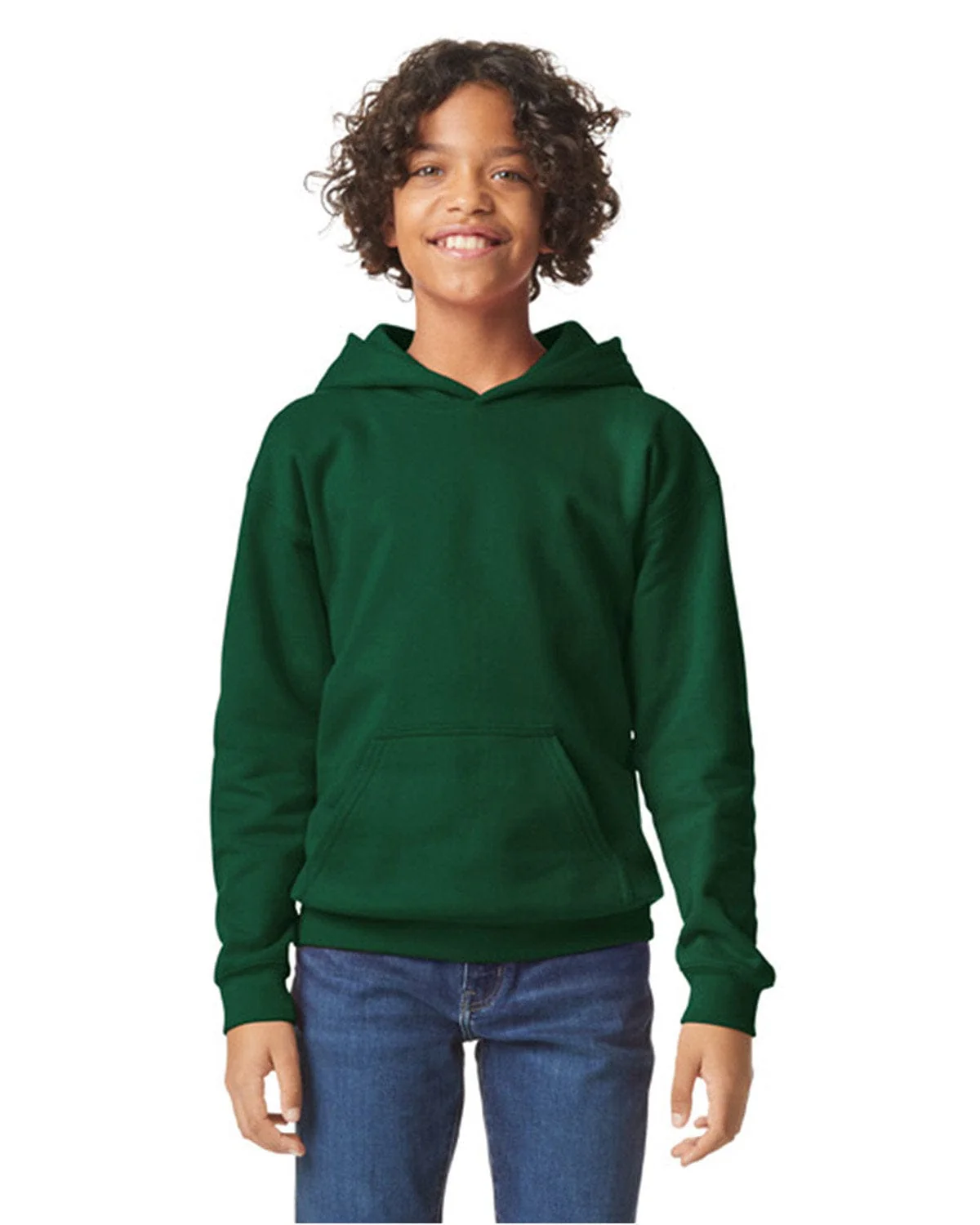 Gildan SF500B Youth Softstyle Midweight Fleece Hooded Sweatshirt - Image 29