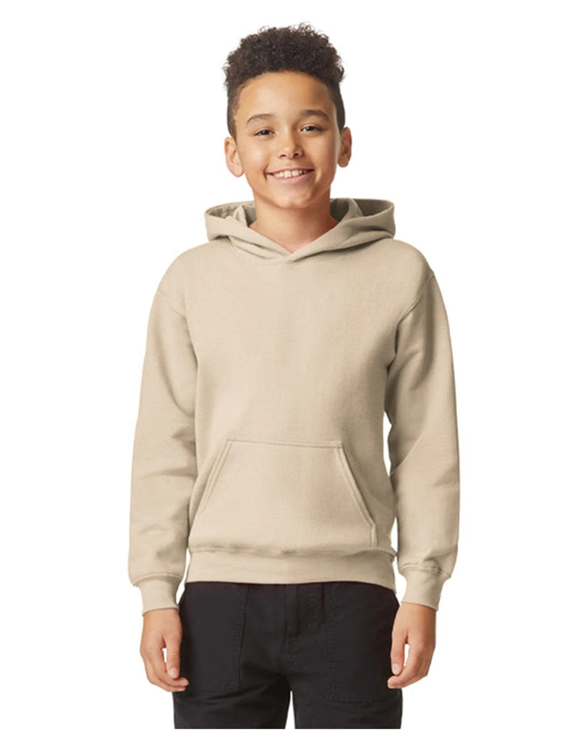 Gildan SF500B Youth Softstyle Midweight Fleece Hooded Sweatshirt - Image 9