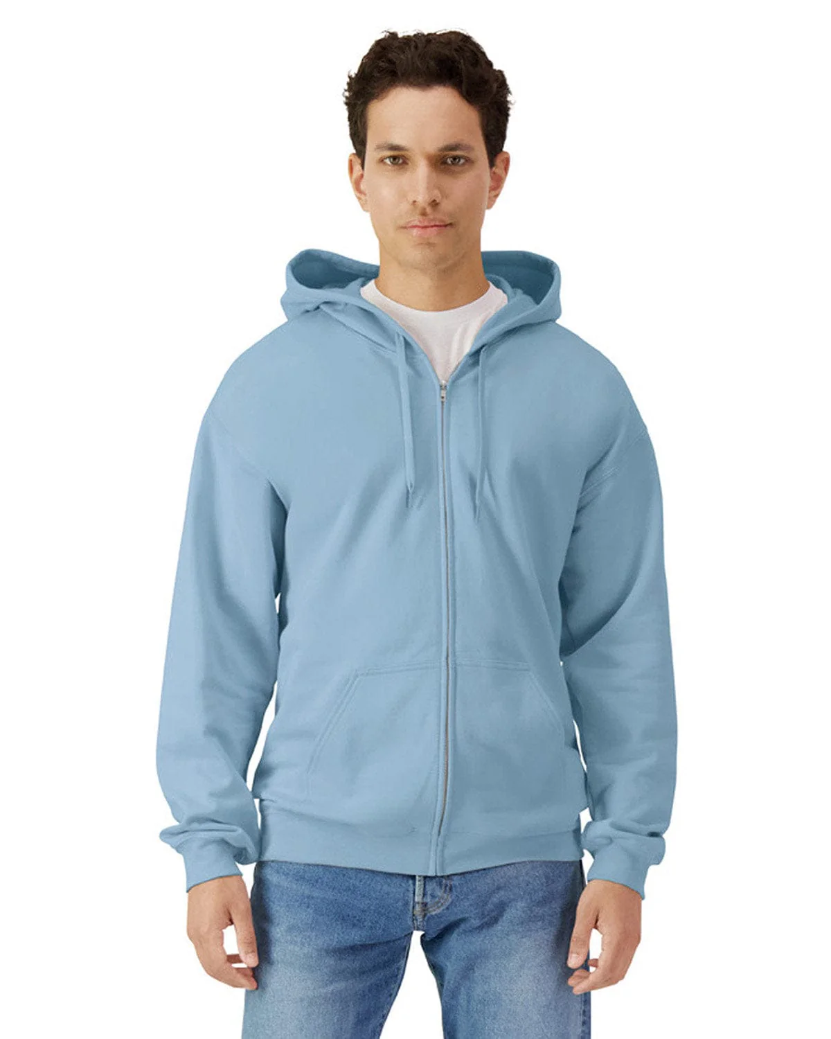 Gildan SF600 Unisex Softstyle Fleece Hooded Sweatshirt - Image 4