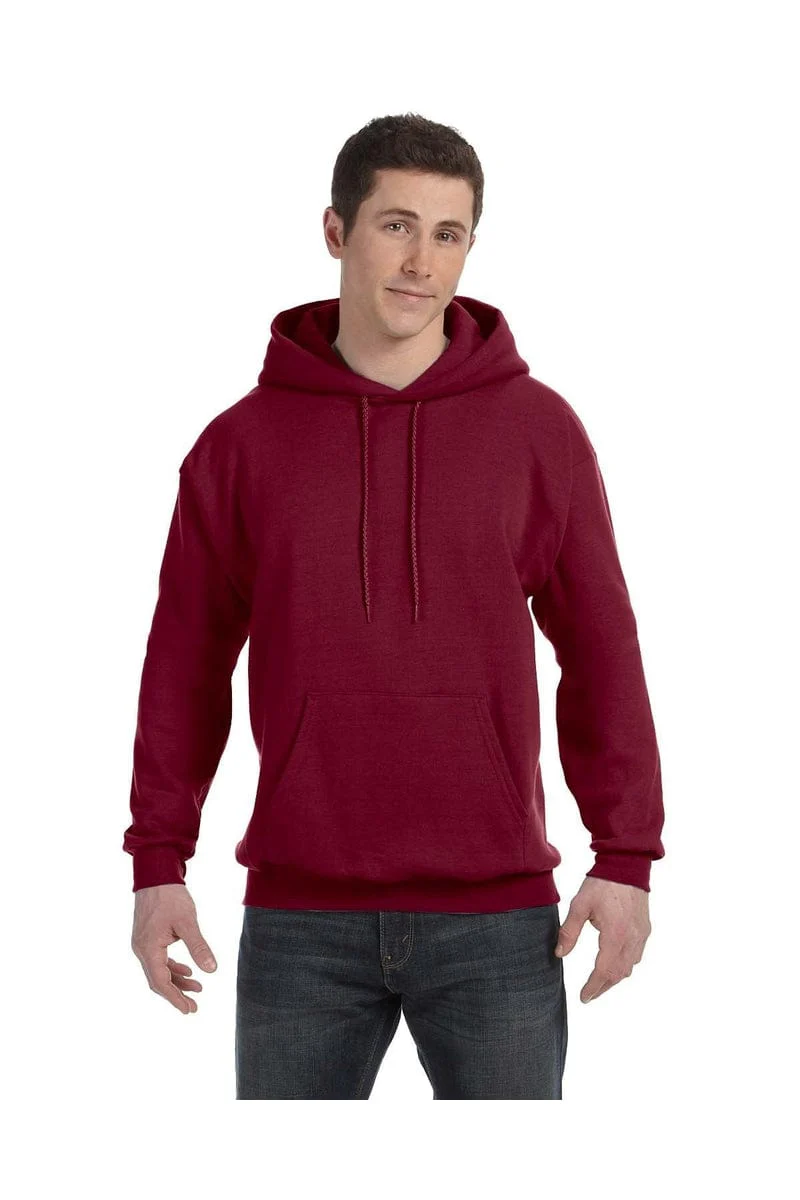 Hanes P170 Adult 7.8 oz. EcoSmart(r) 50/50 Pullover Hood, Basic Colors - Image 6