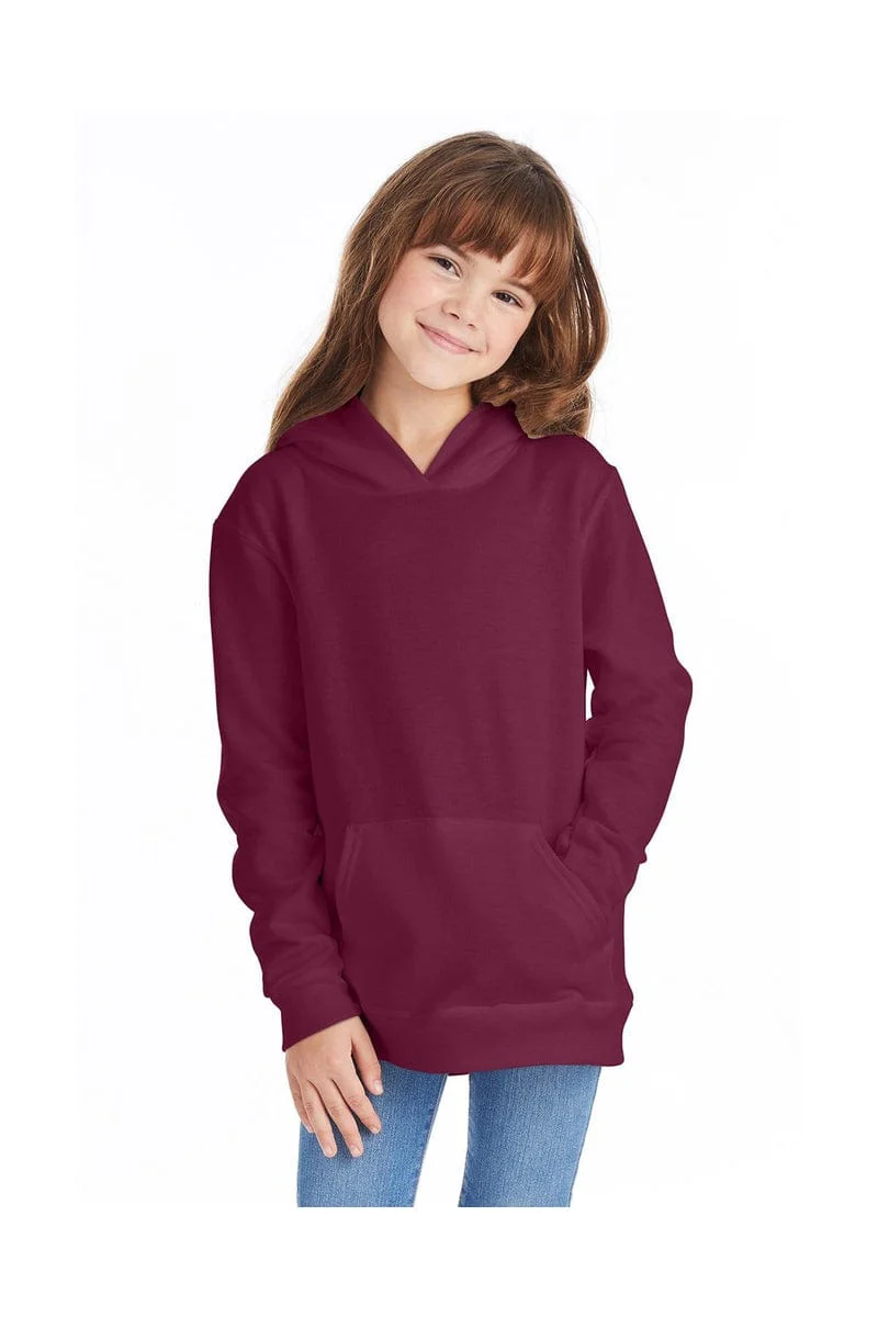 Hanes P473 Youth 7.8 oz. EcoSmart(r) 50/50 Pullover Hood - Image 22