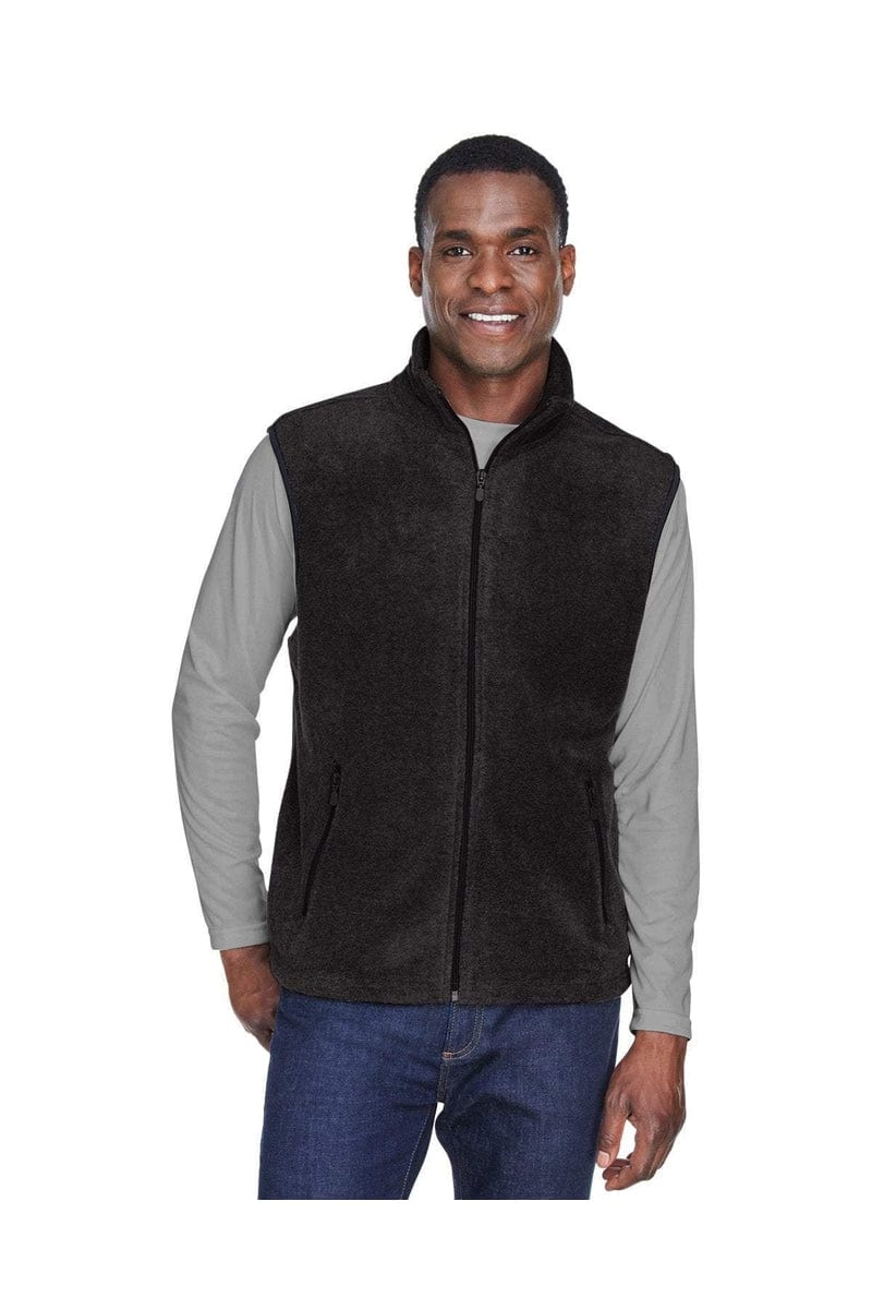 Harriton M985 Adult 8 oz. Fleece Vest - Image 3