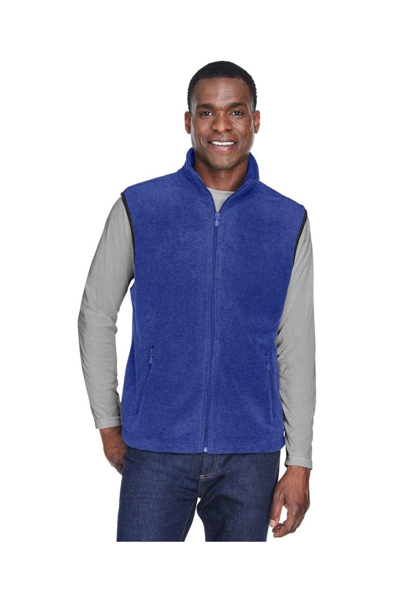 Harriton M985 Adult 8 oz. Fleece Vest - Image 5
