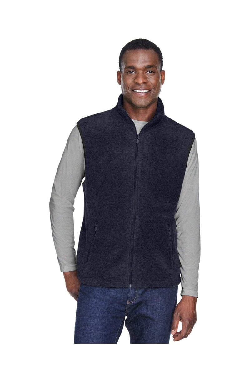 Harriton M985 Adult 8 oz. Fleece Vest - Image 6
