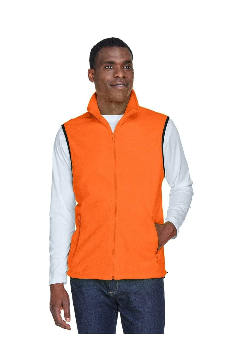 Harriton M985 Adult 8 oz. Fleece Vest - Image 7