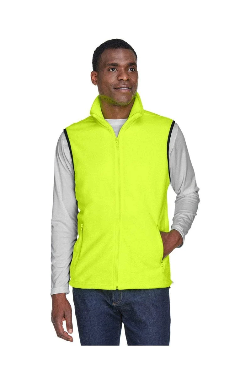 Harriton M985 Adult 8 oz. Fleece Vest - Image 8